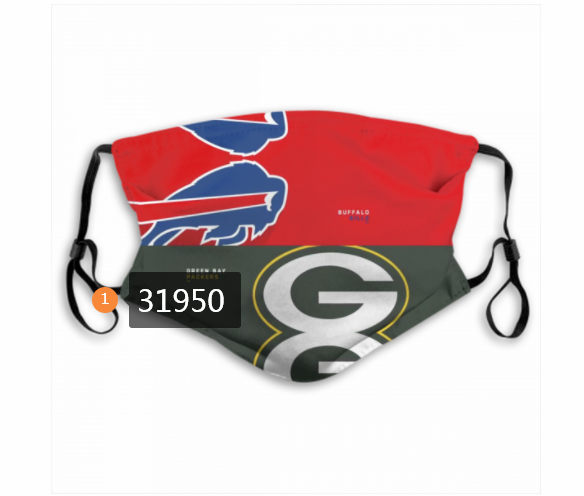 NFL Green Bay Packers 12020 Dust mask with filter